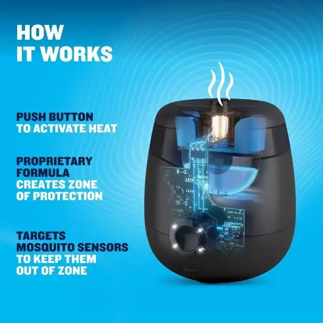 E-ZoneGuard Patio 9Hr Rechargeable Mosquito Repeller... | Thermacell - Image 5