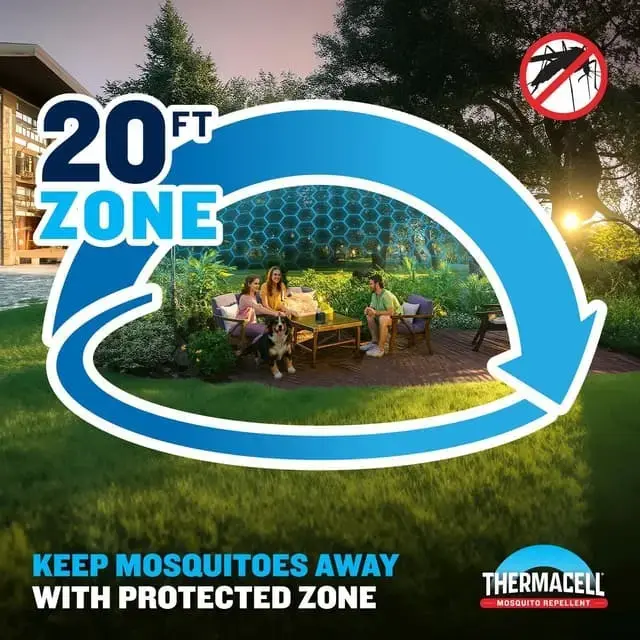 E-ZoneGuard Patio 9Hr Rechargeable Mosquito Repeller... | Thermacell - Image 2